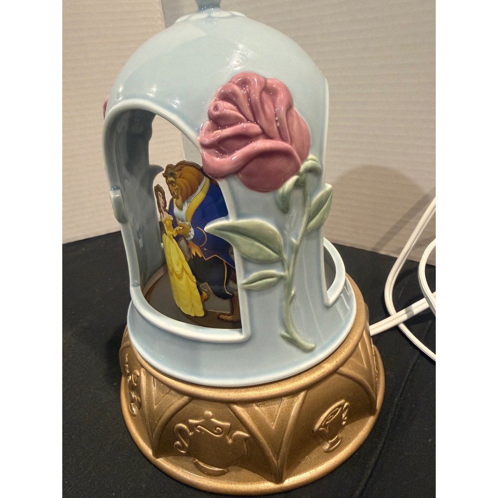Scentsy Disney Beauty & the Beast Ceramic Electric Wax Warmer Gold Base - Picture 3 of 15